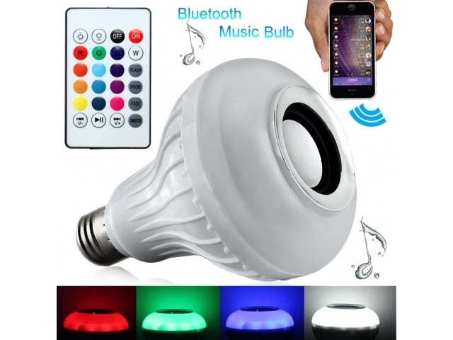 LED žarulja u boji s Bluetooth zvučnikom