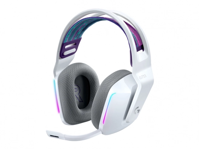 Bežične gaming slušalice RGB G733 Lightspeed bijela