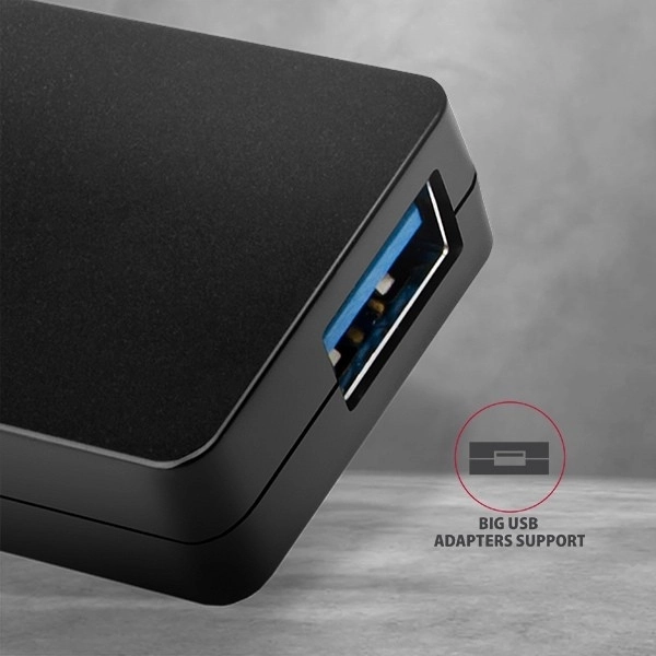 Axagon Slim USB Hub s 4 porta USB 3.2 Gen 1 s 14cm Type-C kabelom
