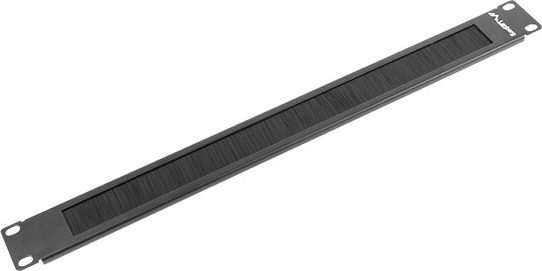 Lanberg panel s čekinjama 19'' 1U crni