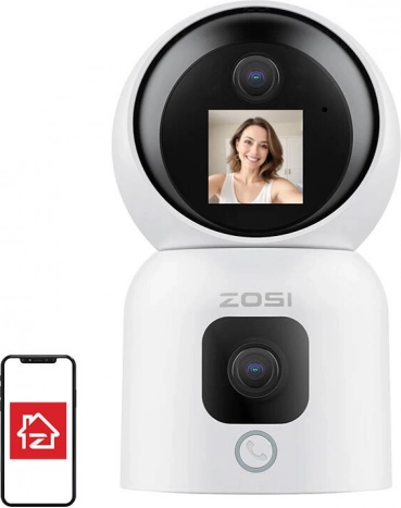 Unutarnja Wi‑Fi kamera ZOSI 6MP s dvopojasnim Wi‑Fi‑jem i praćenjem pokreta