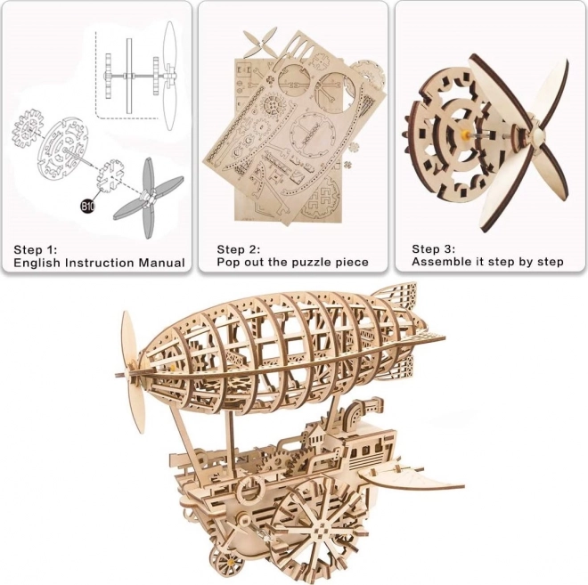 Zračna lađa - 3D drvena maketa