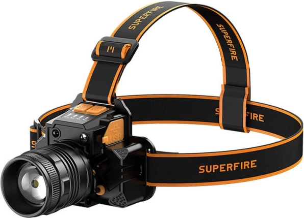 Čeona lampa Superfire 350 lm s USB punjenjem i power bankom