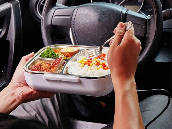 Električna grijača posuda za ručak za auto