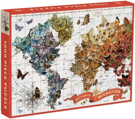 Puzzle GALISON migracija leptira 1000 dijelova