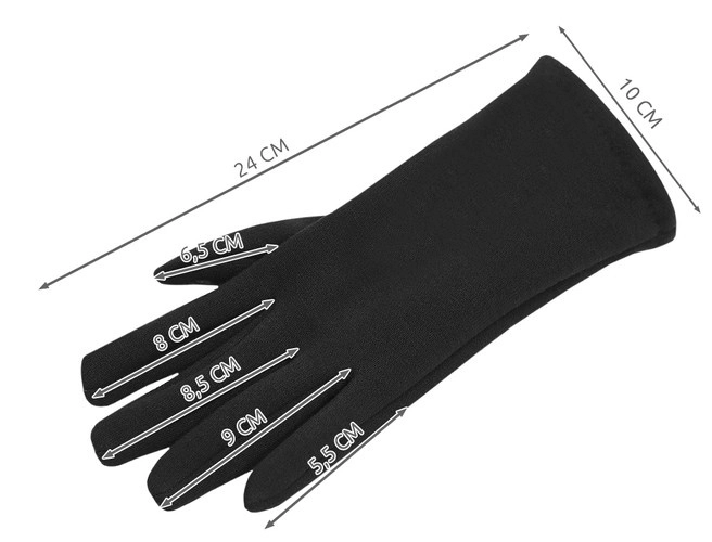 Dodirne rukavice R6413 - crne