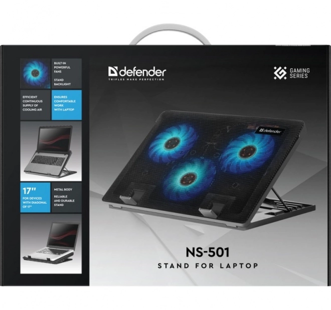 Hladnjak podloga za prijenosna računala Defender NS-501 15.6"-17"
