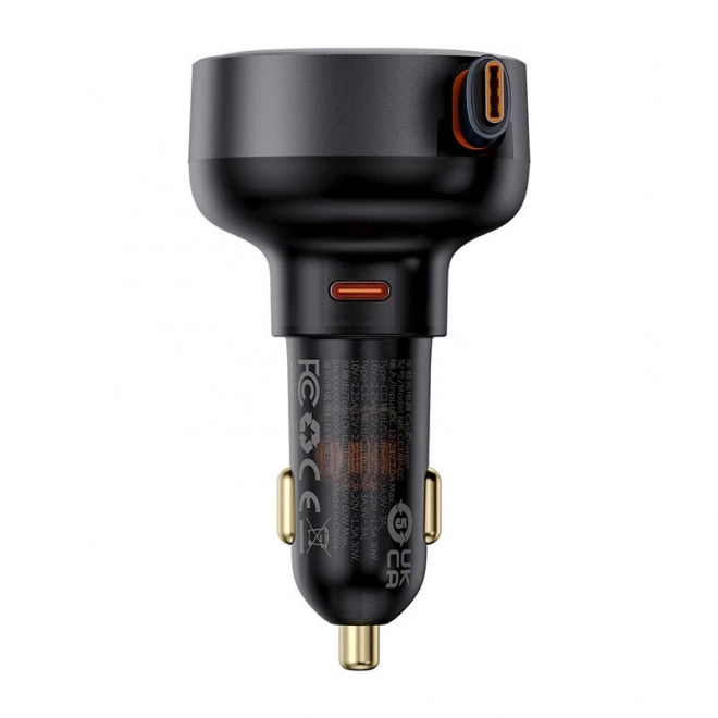 Punjač za auto Baseus Enjoyment Pro s USB-C kabelom