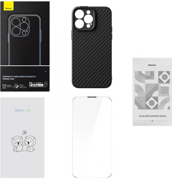 Baseus magnetska futrola za iPhone 14 Pro crna