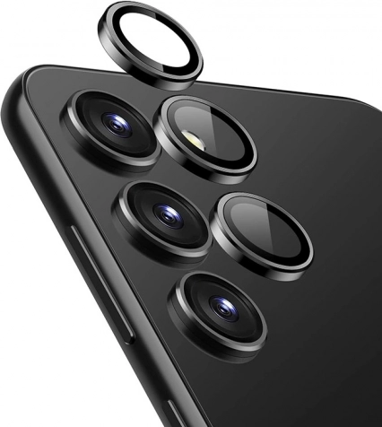 Zaštitno staklo kamere Samsung Galaxy S24+ crno