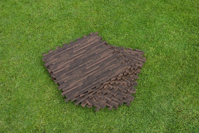 Pjenasta podloga za vrtni bazen 50 x 50 cm Bestway imitacija drva - 12 komada