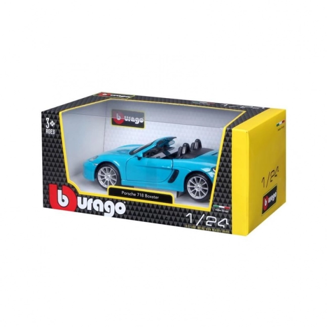 Bburago 1:24 Porsche 718 Boxster Plavi