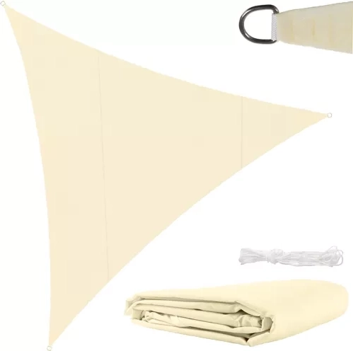 Trokutasta sjenila tenda 4 × 4 × 4 m Gardlov – Bež