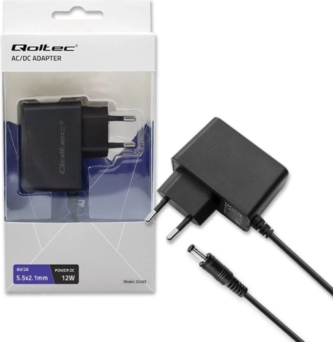 mrežni adapter 12 W 6 V 2 A s priključkom 5,5 × 2,1 mm