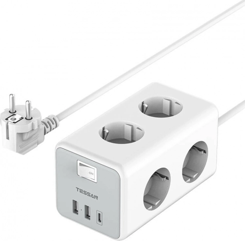 Tessan razdjelnik s USB i USB-C priključcima