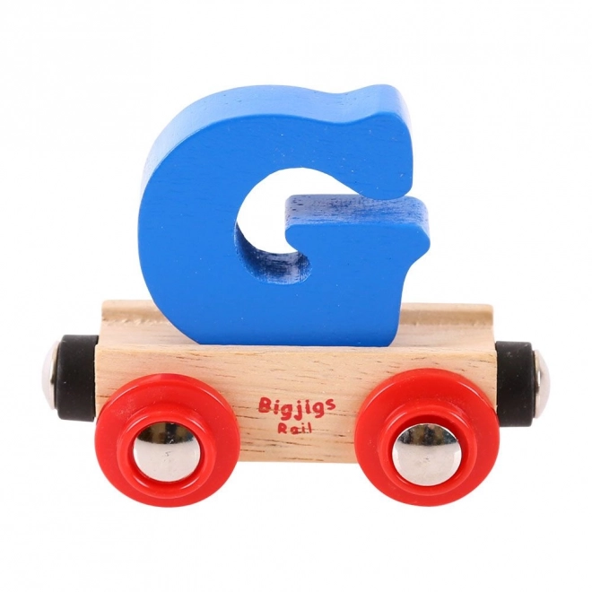 Bigjigs Rail drveni vagon - slovo G