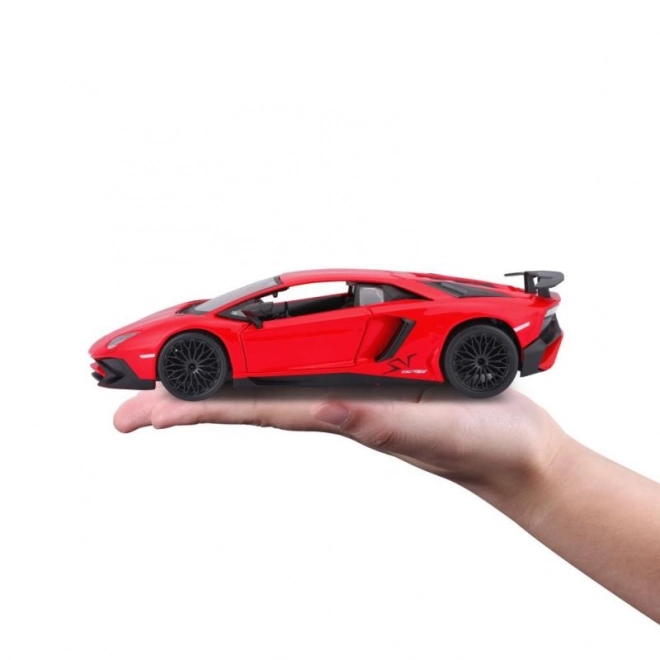 Metalni model Bburago Lamborghini Aventador crveni 1:24