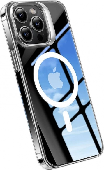 Futrola TORRAS UPRO Lstand Clear‑Mag za iPhone 15 Pro – prozirna