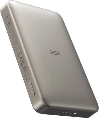 Magnetna power banka ESR Qi2 MagSlim 10000 mAh pješčana