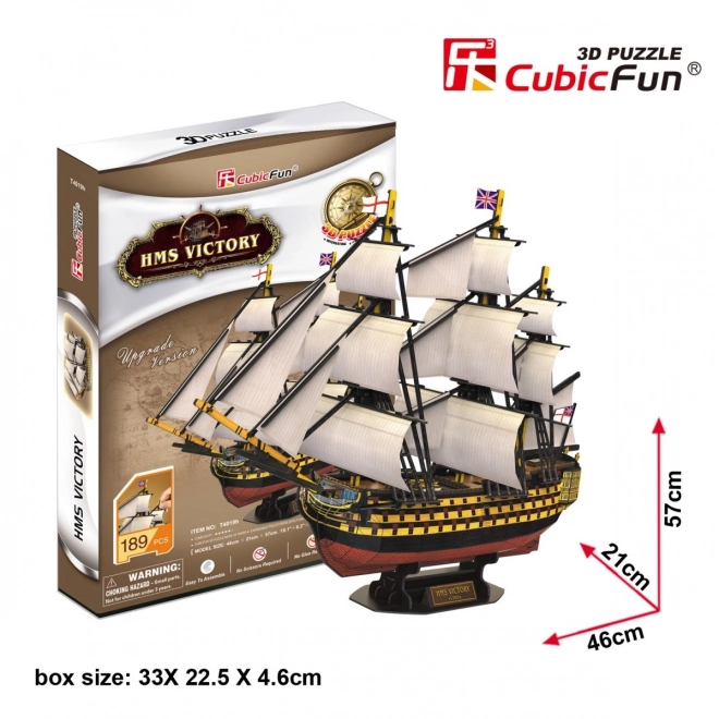 3D slagalica jedrenjak HMS Victory