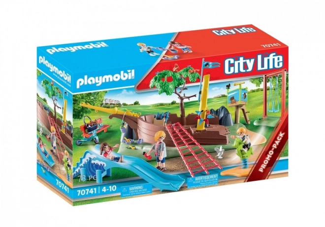 PLAYMOBIL® City Life 70741 Dječje igralište s olupinom broda