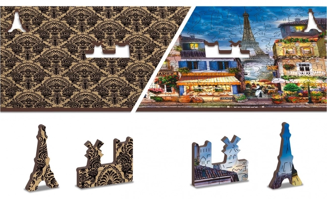 Drvene puzzle Doručak u Parizu 2u1