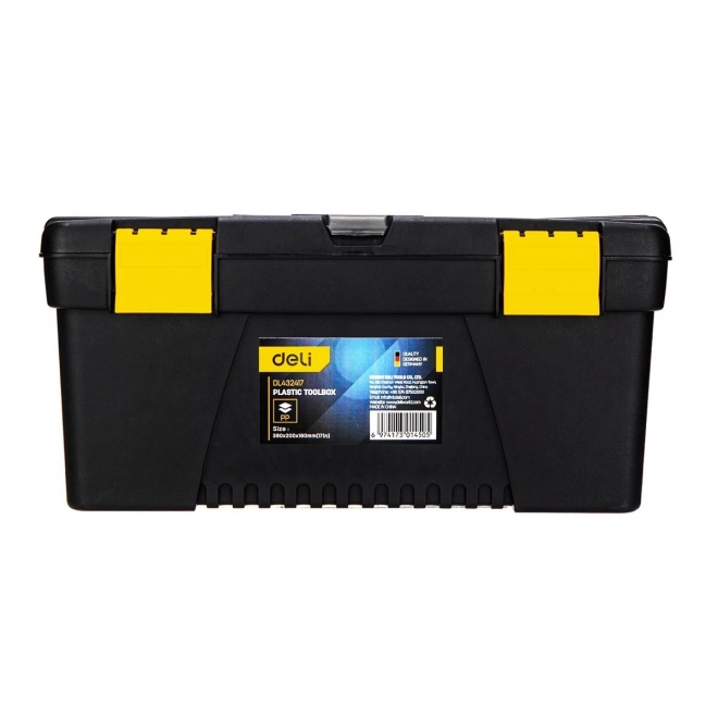 Plastična kutija za alat Deli 15'' žuto‑crna