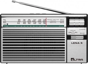 Radio Lena 5 USB srebrno