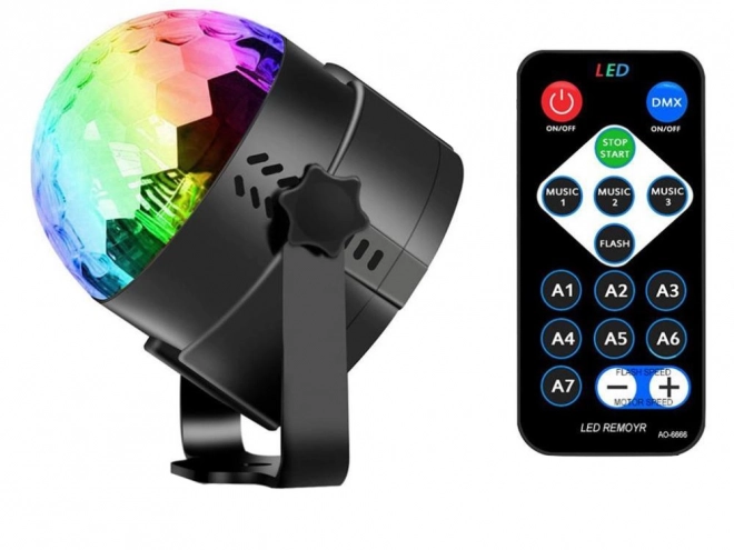 LED disko projektor s RGB svjetlosnim efektima