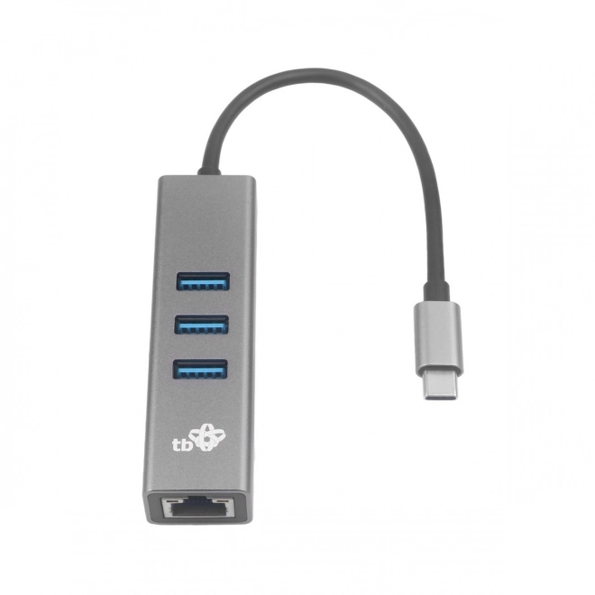 USB-C adapter s RJ45 + 3x USB-A portovi - 1000 Mb/s