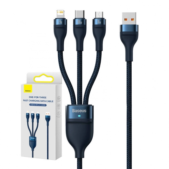 Punjač kabel Baseus 3u1 s brzim punjenjem