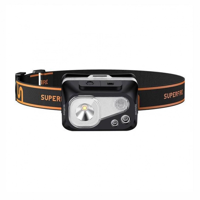Naglavna lampa Superfire s USB punjenjem 320lm
