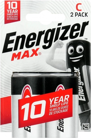 Alkalne baterije C LR14 ENERGIZER MAX, blister 2 kom