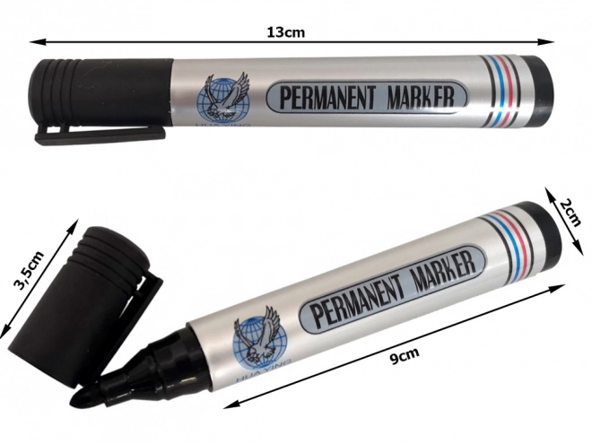 crni permanentni vodootporni marker