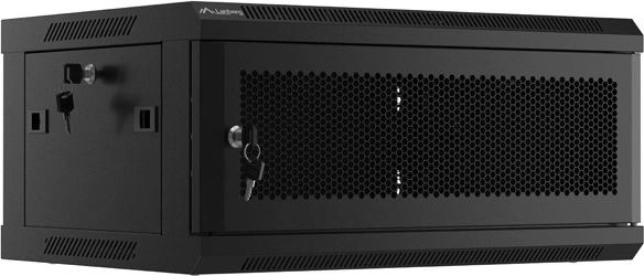 Zidni ormar 19 inča 4U 600x450 perforirana vrata crna