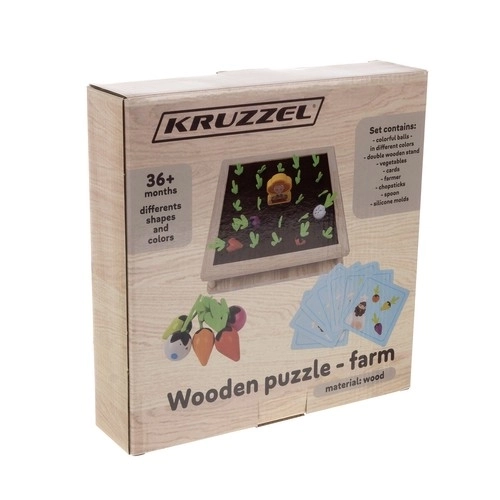 Drvene puzzle - farma Kruzzel 22755
