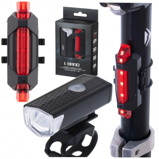 Set LED biciklističkih svjetala USB