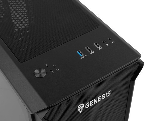 Računalno kućište Genesis Irid 503 V2 Micro Tower s prozorom i USB 3.0