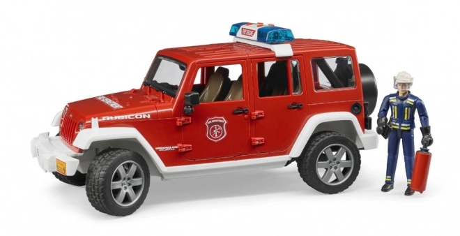 Bruder Crveni vatrogasni JEEP WRANGLER s figuricom i dodacima