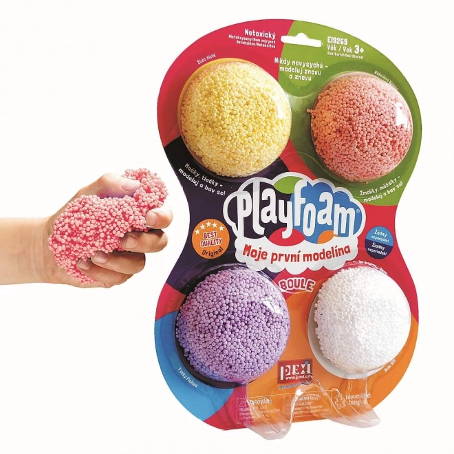 PlayFoam® Modelina/Plastelina kugličasta 4 boje