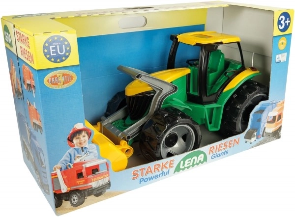 Dječji traktor s lopatom Zeleno-Žuti