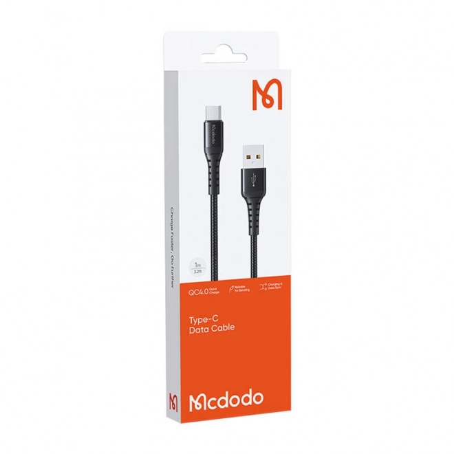 Kabel Mcdodo USB-A na USB-C 60W 3m crni