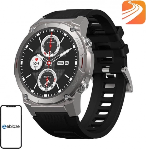 Pametni sat Zeblaze Vibe 7 Pro srebrni