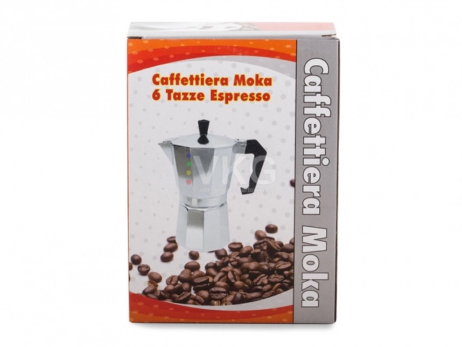 Moka lonac 6 kava 300 ml aluminij