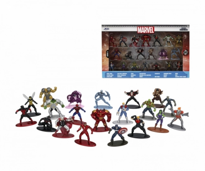 Metalne Nano kolekcionarske figurice od Marvela 20 kom
