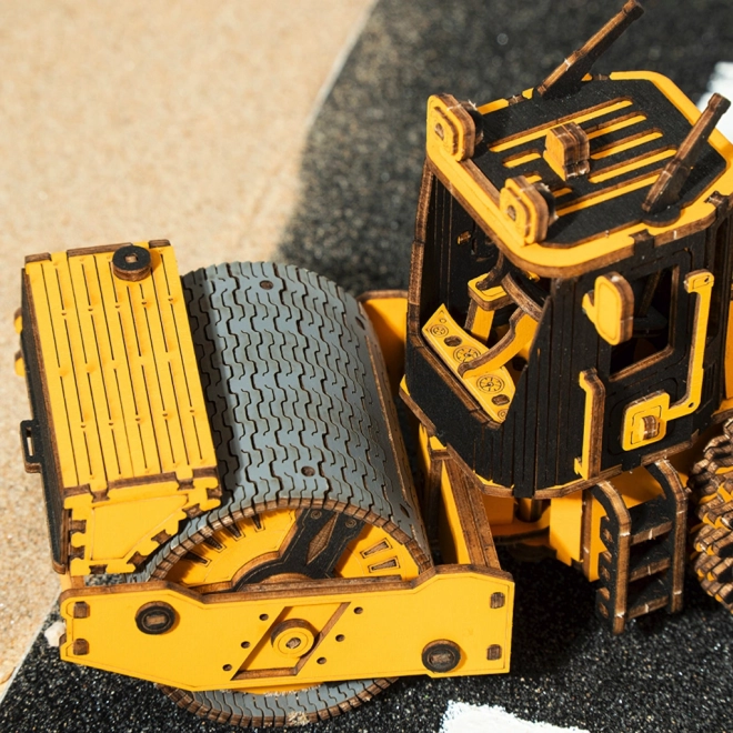 RoboTime drvene 3D puzzle - Cestovni valjak