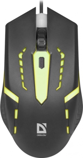 Žičani optički gaming miš DEFENDER HIT MB-601 s pozadinskim osvjetljenjem