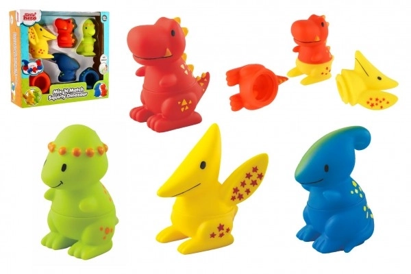 Sklopivi gumeni dinosauri za kadu
