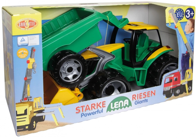 Traktor s lopatom i prikolicom 90 cm