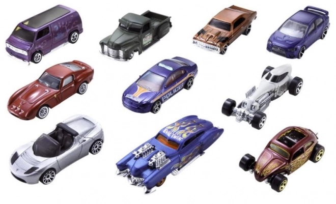 Hot Wheels kolekcionarski set 10 autića